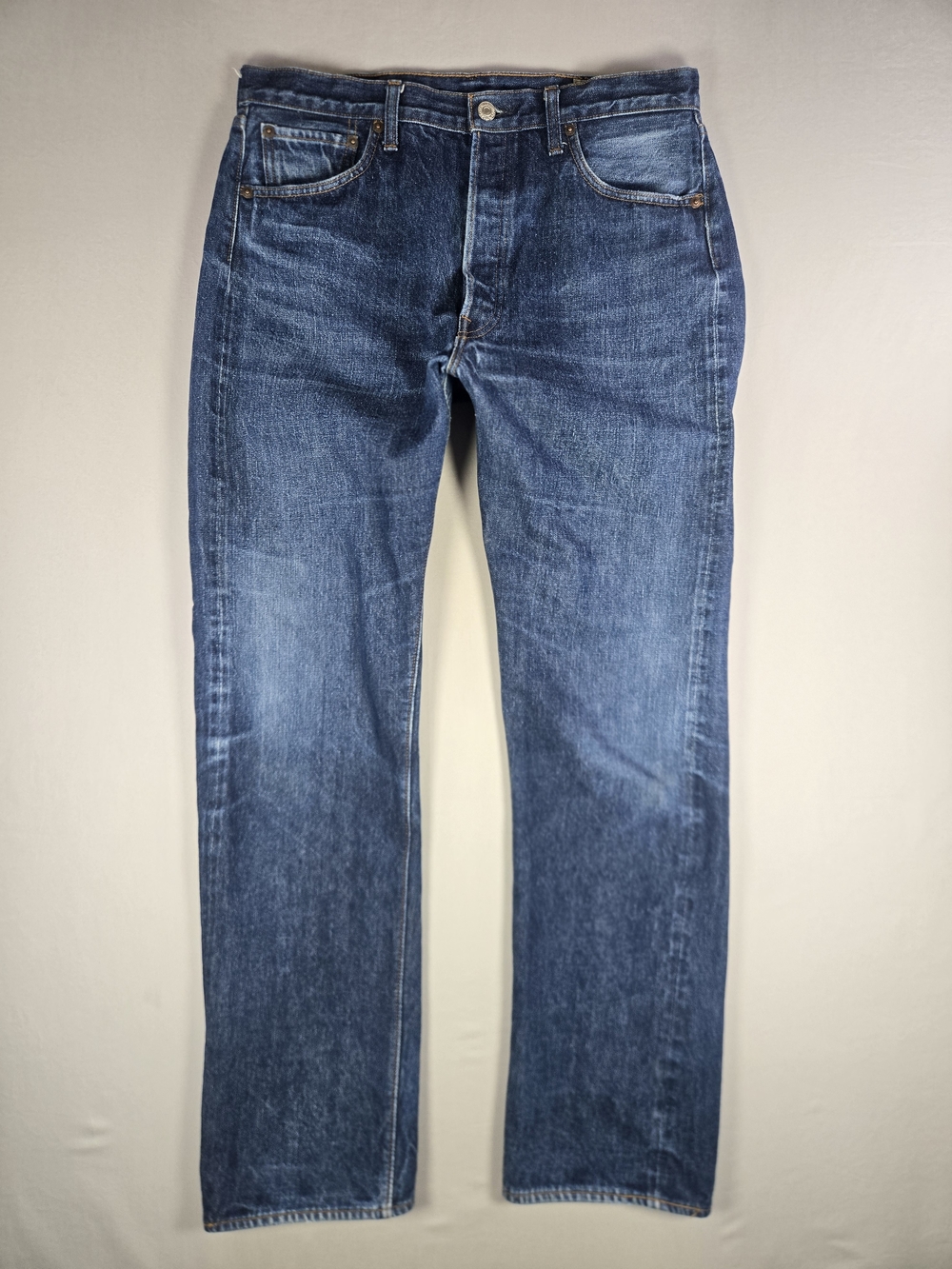 orSlow 1056 Model 66 Japanese Selvedge Denim Jeans Medium 32 Button Fly